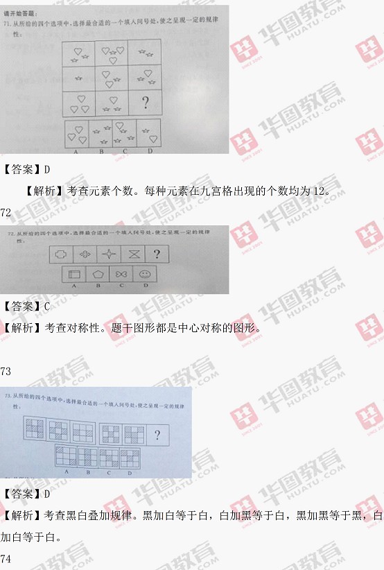 2015年江西法检行测试题解析