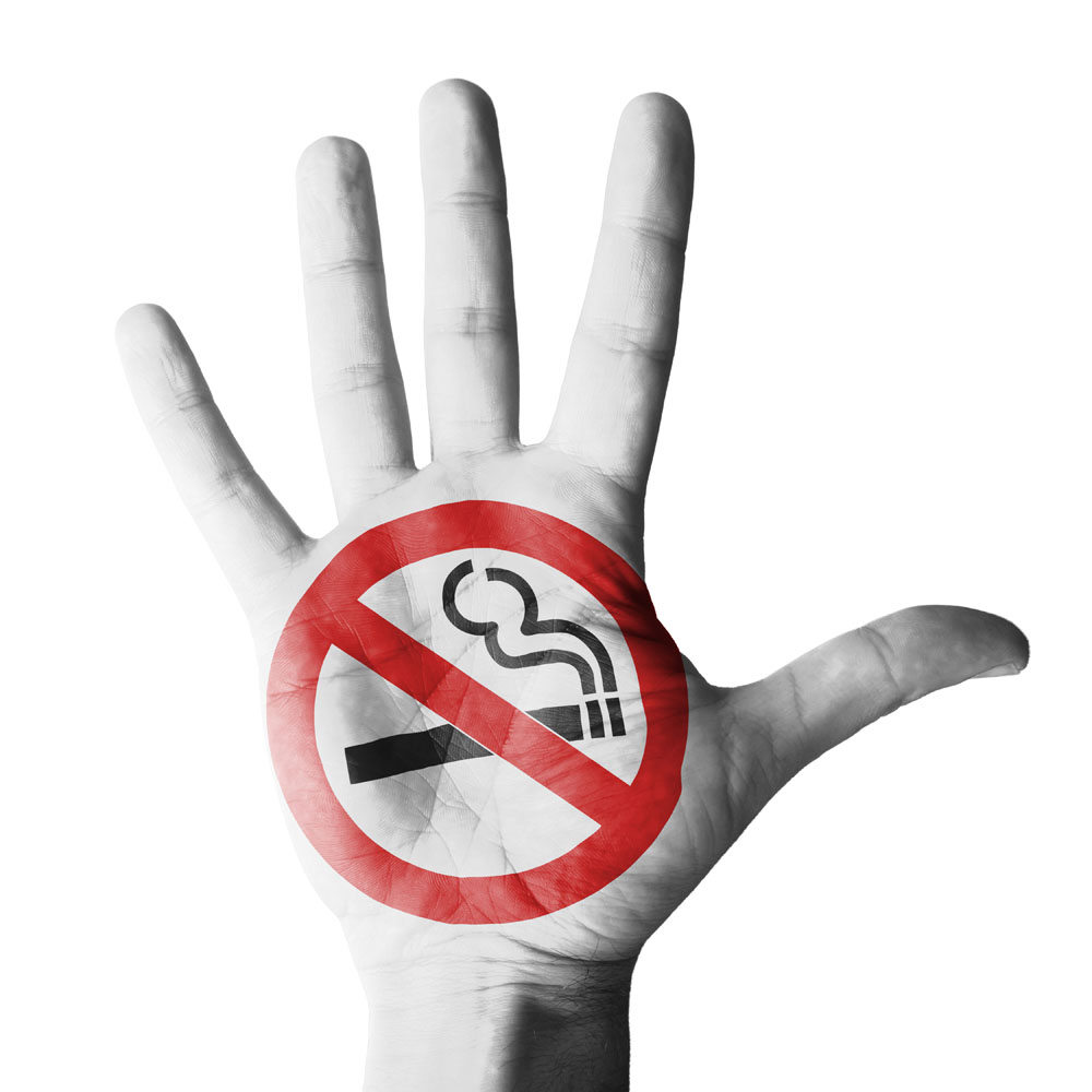 拒绝烟的手势图片图片