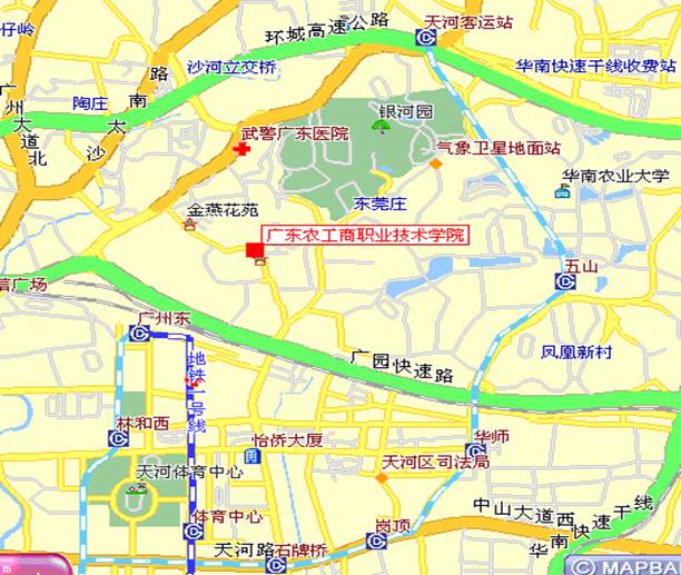 广州银河园地图图片